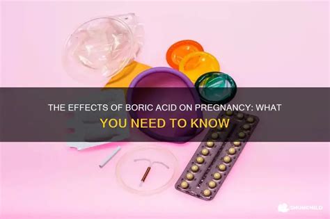 does boric acid affect birth control|The Effects Of Boric Acid On Pregnancy: What You Need To Know